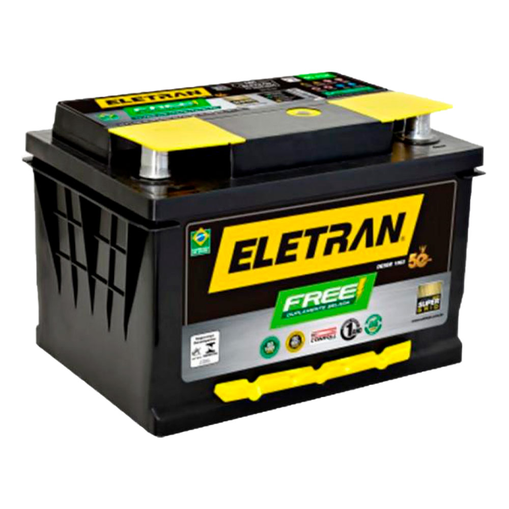 Bateria Automotiva Selada Eletran GE060PD 60 Am Direita